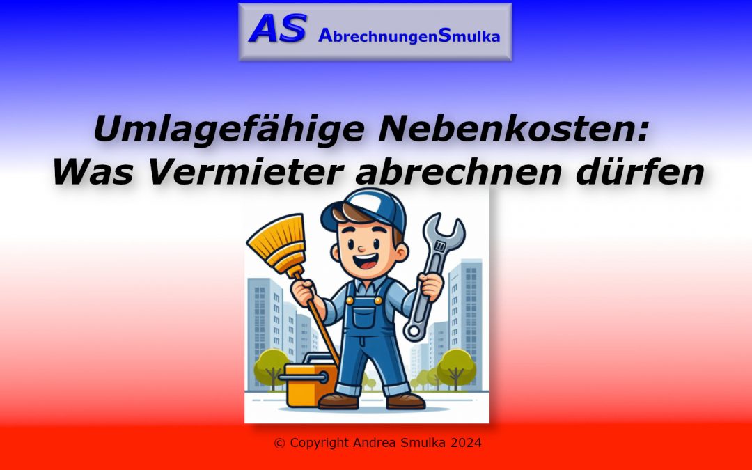 Umlagefähige Nebenkosten: Was Vermieter abrechnen dürfen
