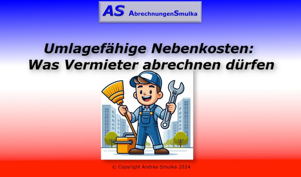Umlagefähige Nebenkosten: Was Vermieter abrechnen dürfen