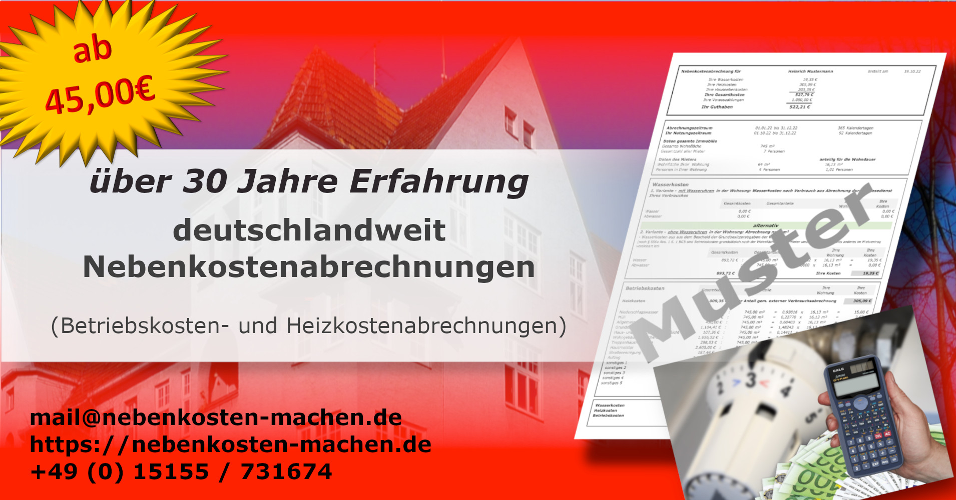 Nebenkostenabrechnungen erstellen lassen von AS AbrechnungenSmulka