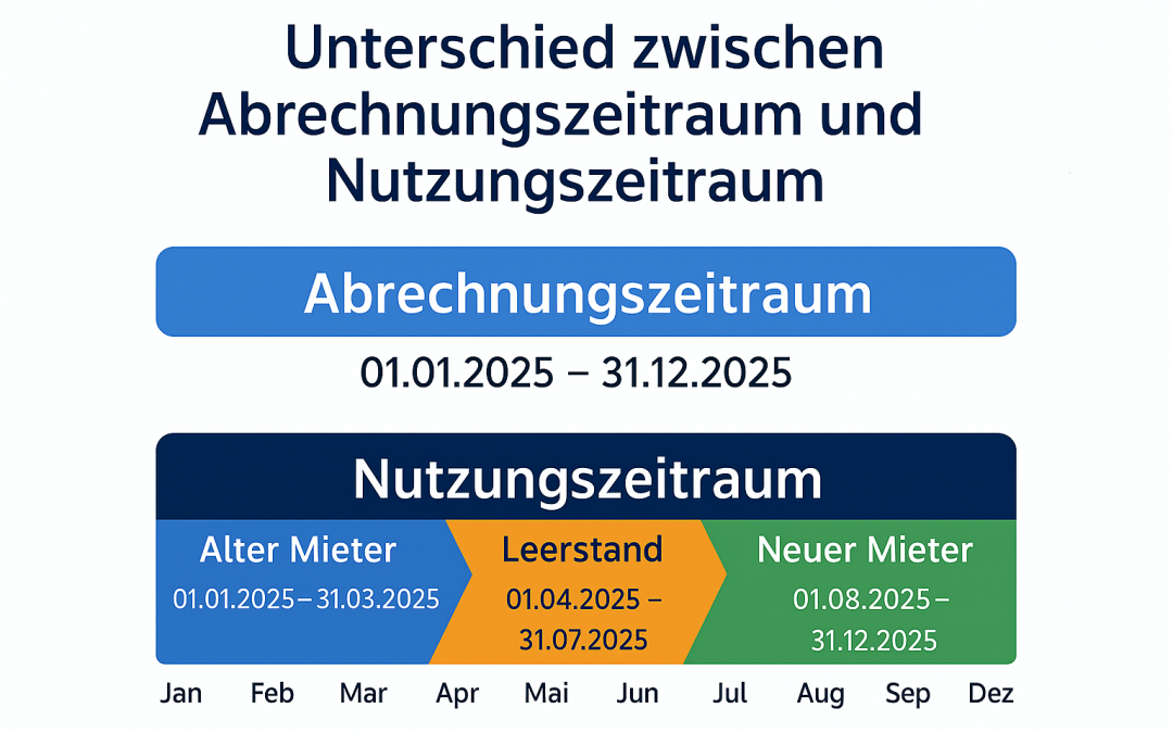 Abrechnungszeitraum vs. Nutzungszeitraum: Der entscheidende Unterschied bei der Nebenkostenabrechnung