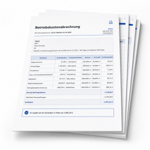 Betriebskostenabrechnung online
