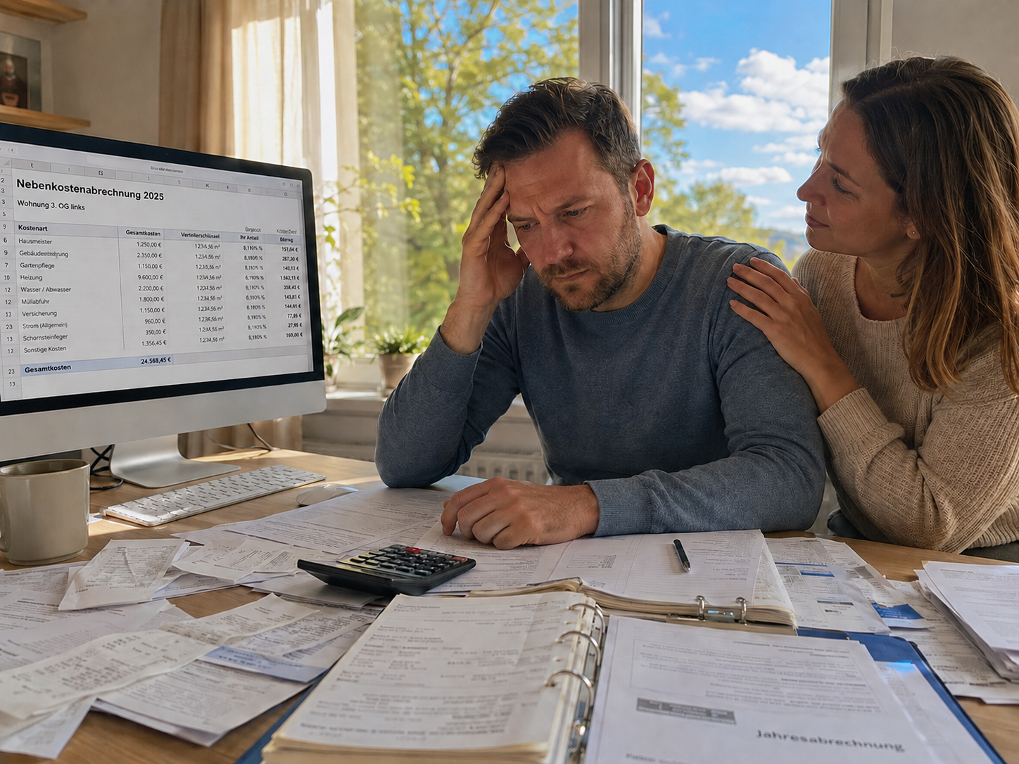Nebenkostenabrechnung - unser service - wir helfen